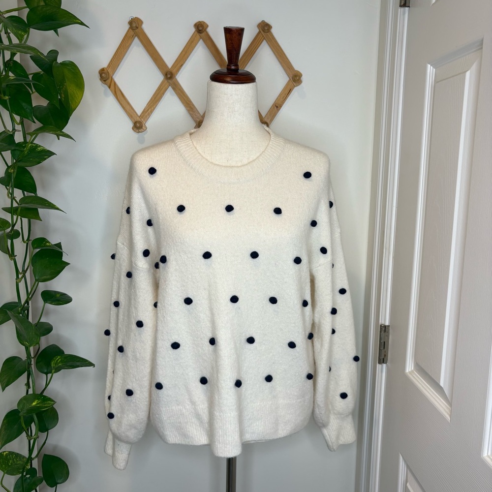 MADEWELL Brockton Bobble Sweater In Coziest Yarn